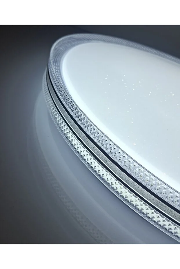 Sıva Üstü Led Panel 45W Dekoratif Armatür Dantel 49 CM (Beyaz Işık 6500K)
